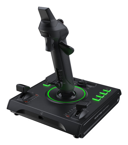 Turtle Beach VelocityOne Flightstick II – PC-joystick – Bagside set skråt