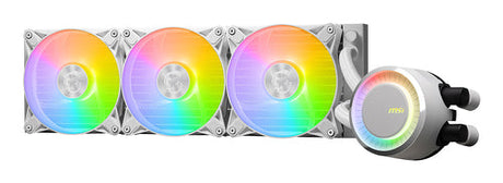 MSI MAG CORELIQUID E360 White 360mm – CPU-køler – Hvid