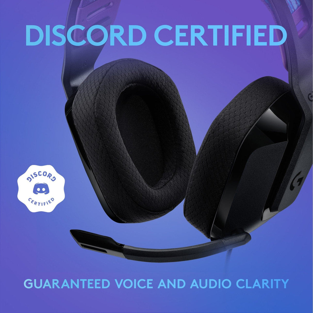 Logitech - G335 Wired Gaming Headset - SVART
