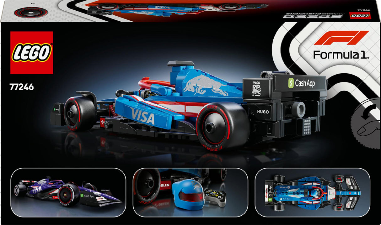 LEGO 77246 Speed Champions Visa Cash App RB VCARB 01 F1 Racing Car LEGO