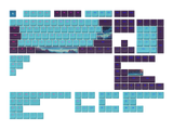 Dark Project - Tangentbordsset - Night Sky