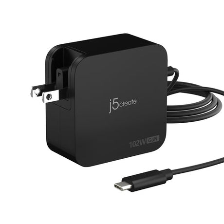 j5create JUP25102V-N 102 W GaN USB-C-oplader – produktbillede 2