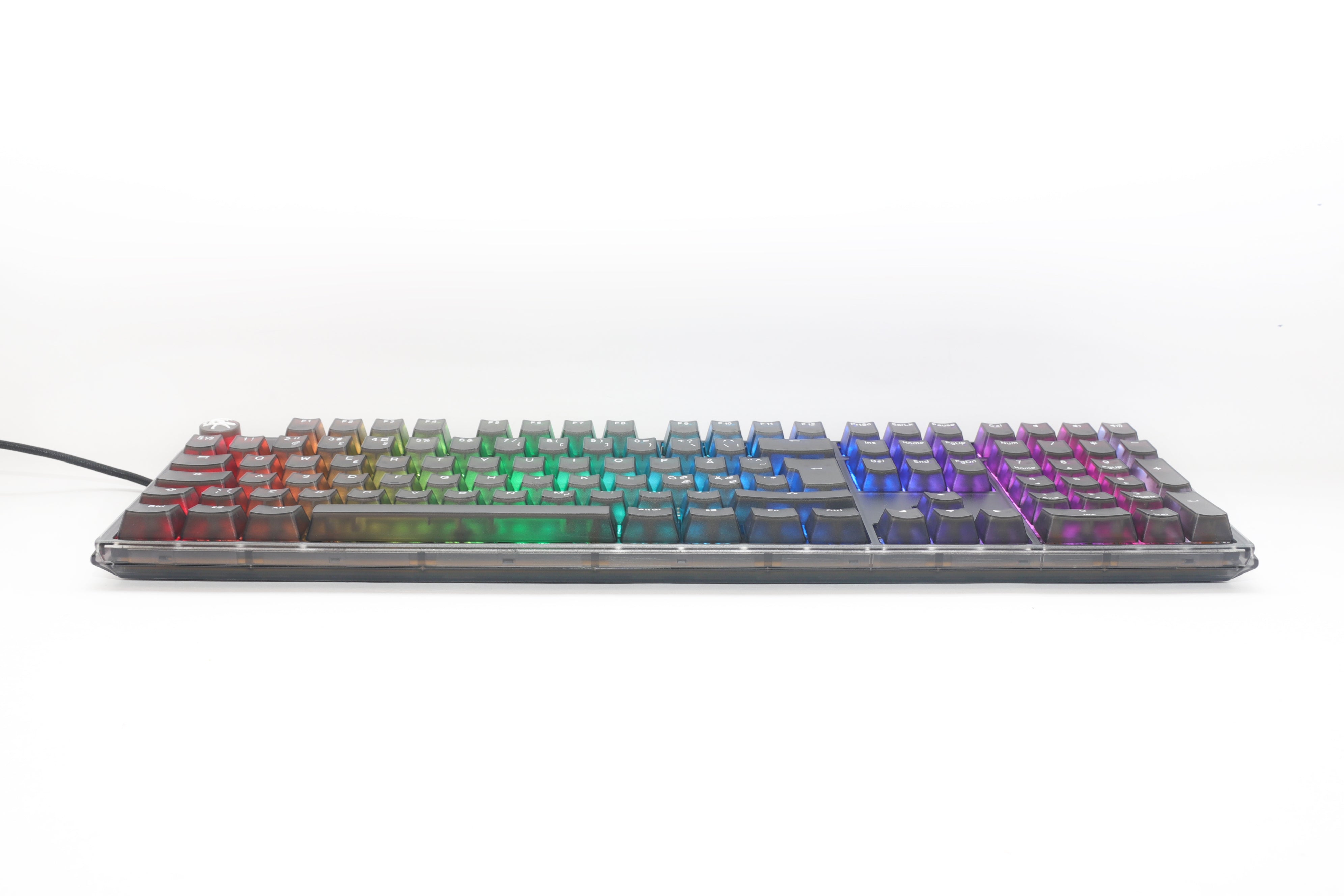 Ducky One 3 - Aura Black Nordic - Fullstorlek - Körsbärsröd - RGB