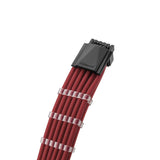 CableMod RT-Series Pro ModMesh 12VHPWR Till 3x PCI-e-kabel För ASUS/Seasonic - 60 Cm, Mörkröd