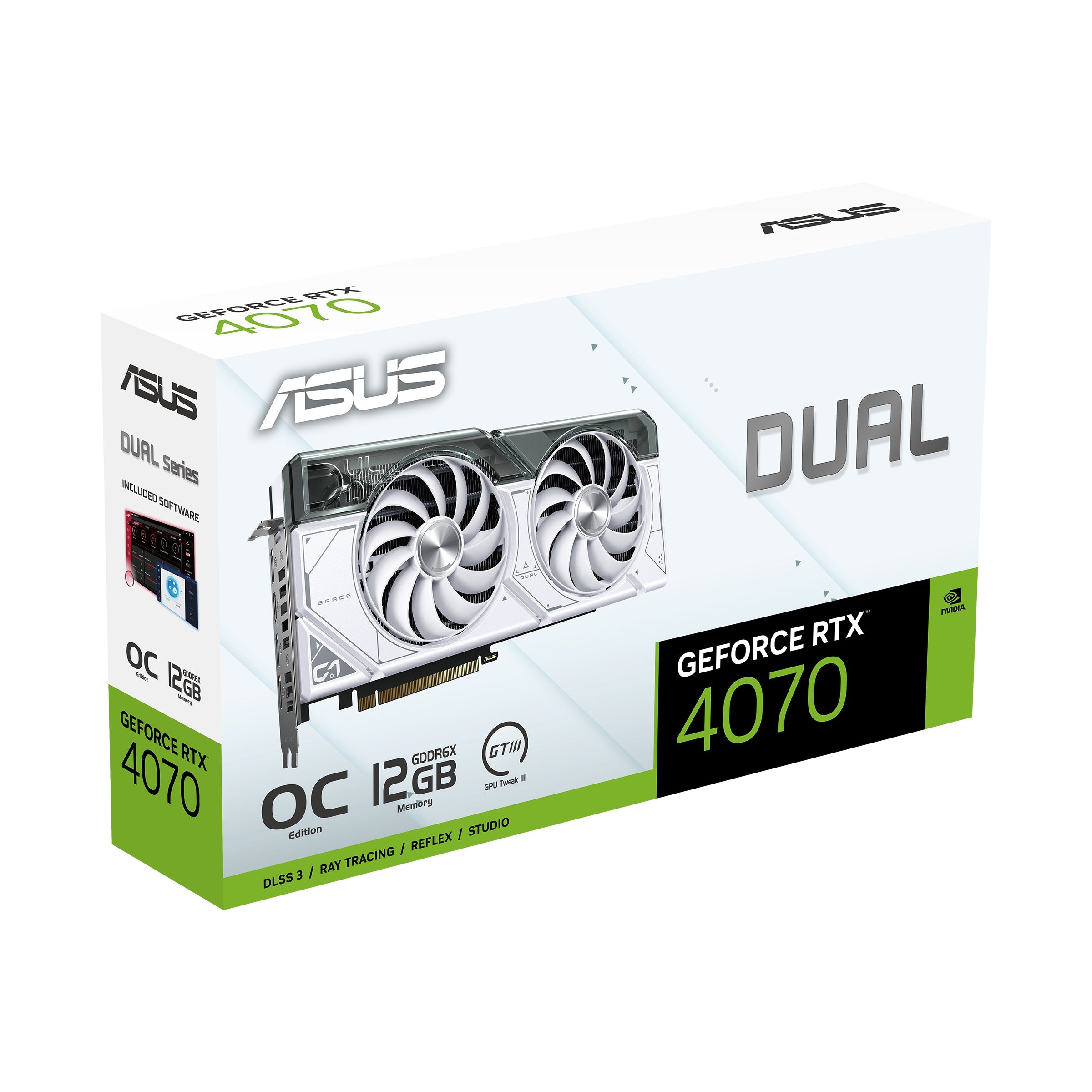 ASUS GeForce RTX 4070 12GB DUAL OC WHITE EDITION