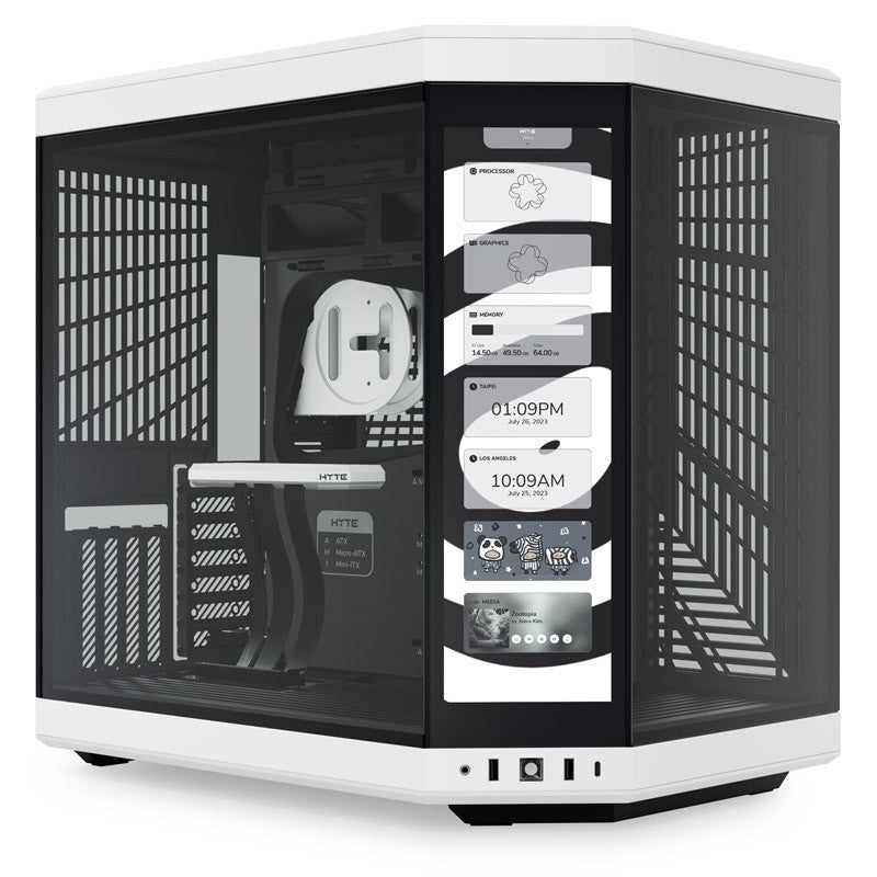 HYTE Y70 Touch Svart/Vit