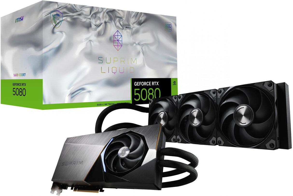 MSI GeForce RTX5080 16G SUPRIM LIQUID SOC MSI