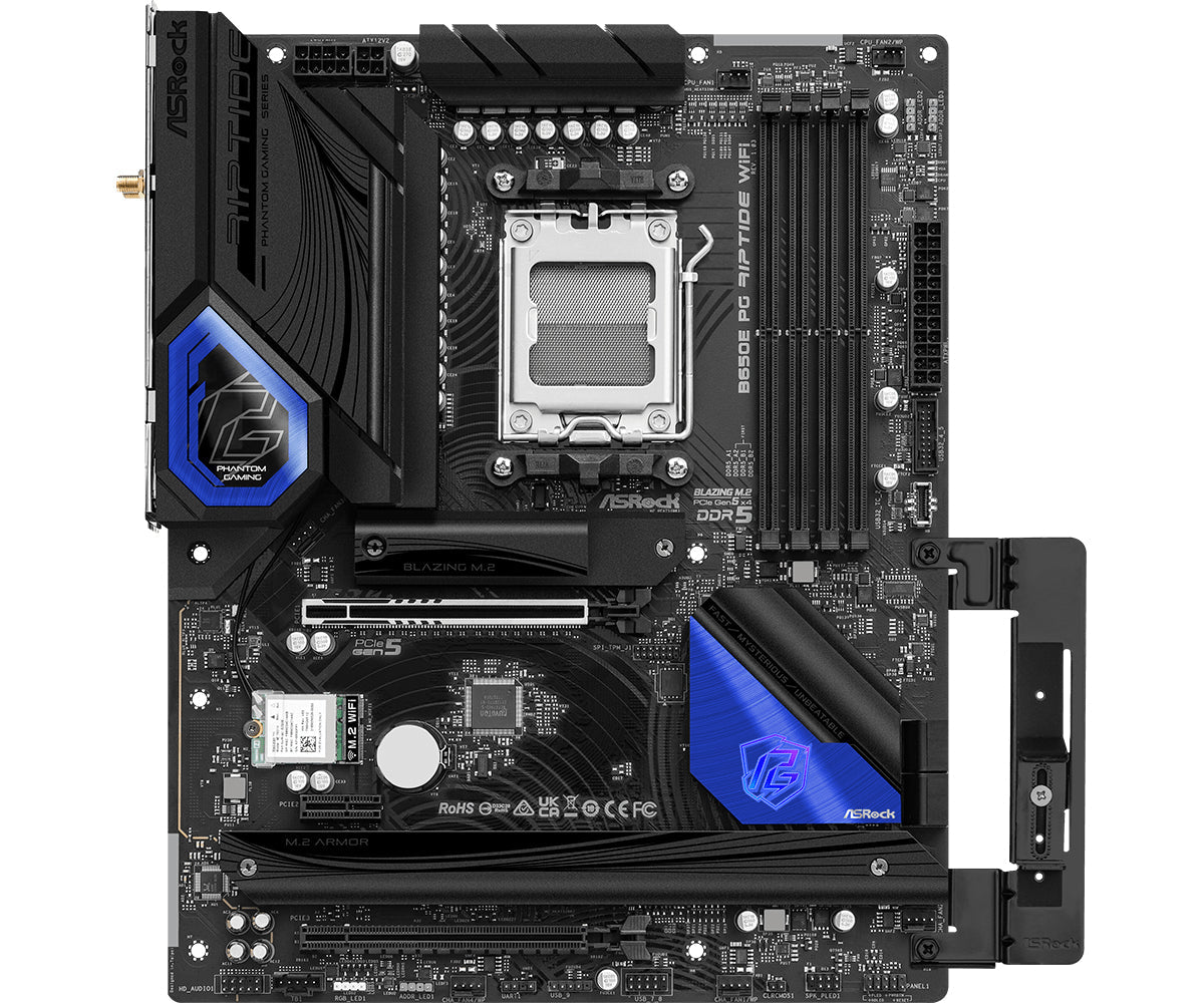 ASRock B650E PG RIPTIDE WIFI, Moderkort - AM5