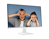 MSI PRO MP273QWDE E2 – 27″ skærm, 2560 × 1440, 100 Hz, hvid – forside