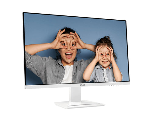 MSI PRO MP273QWDE E2 – 27″ skærm, 2560 × 1440, 100 Hz, hvid