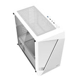 Datorfodral Aigo AL390 + RGB-fläkt (vit)