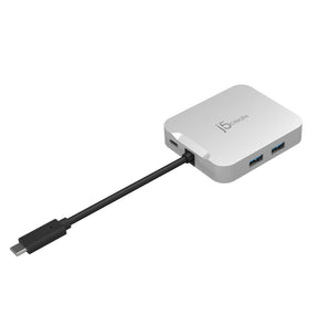 j5create JCD391-N – 4K60 USB-C multiport-adapter – Dock med USB-C-kabel