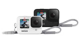 GoPro - Sleeve + Lanyard for HERO9/HERO10 Black (White) - E GoPro