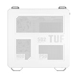 ASUS TUF Gaming GT502 Horizon ARGB – perforeret sidepanel med TUF-logo