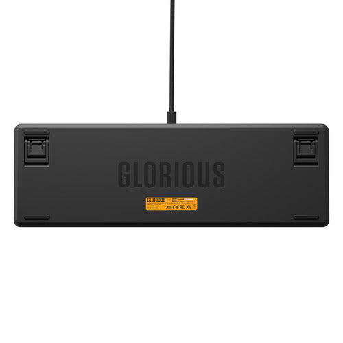 Undersiden af Glorious GMMK Eternal med støtteben