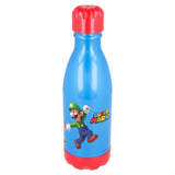 Super Mario - Plastvattenflaska - Blå - 560 ML