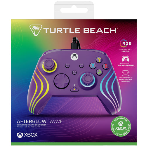 Turtle Beach Afterglow Wave Wired – Xbox/PC, lilla – Emballagens front
