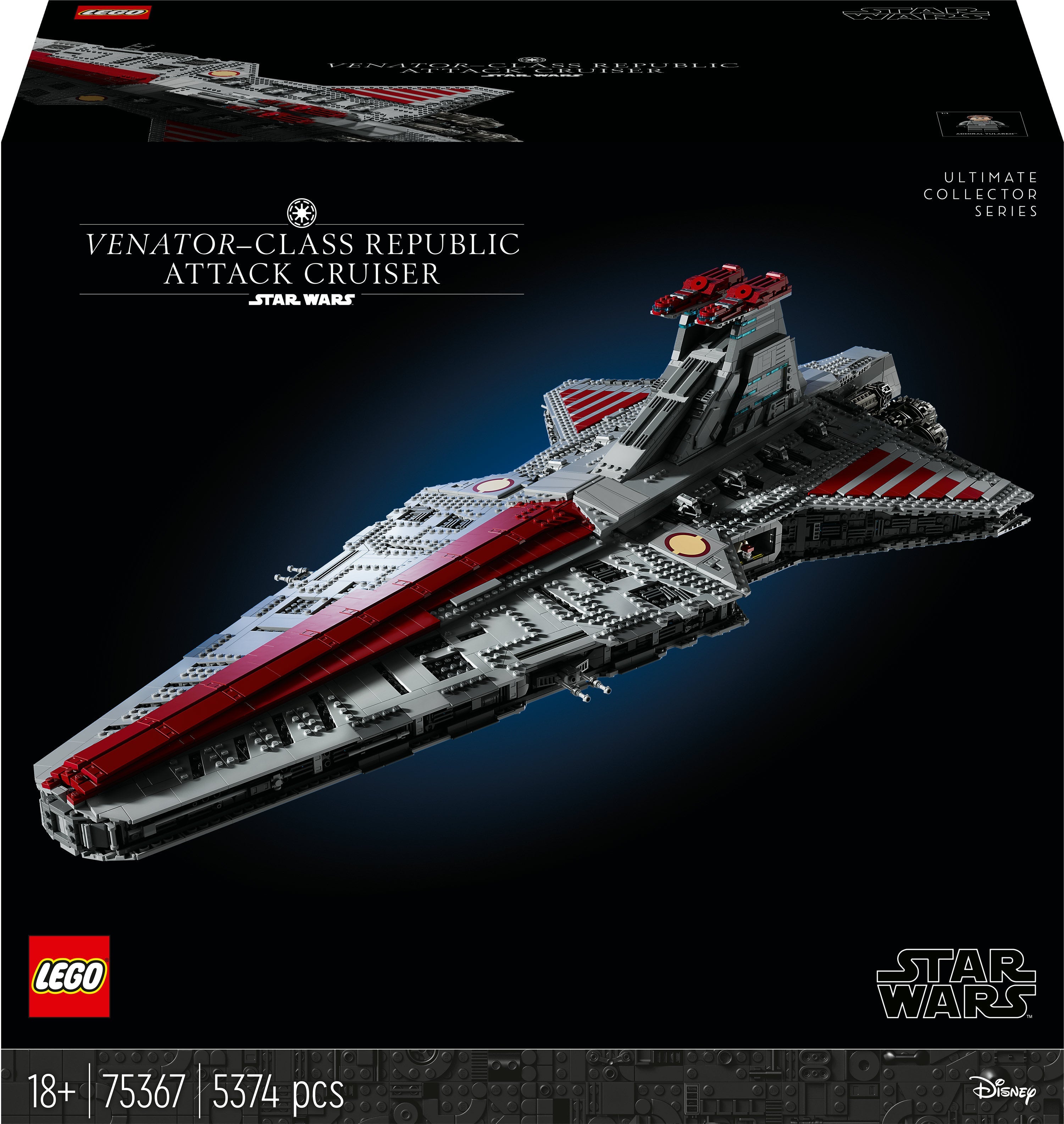 LEGO Star Wars Venator-Class Republic Attack Cruiser 75367