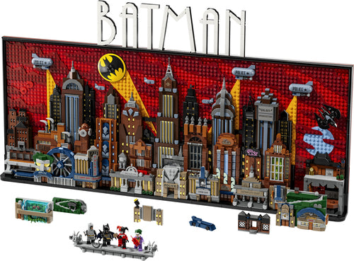 LEGO Batman 76271 – Gotham City fra The Animated Series – bygget Gotham City med minifigurer