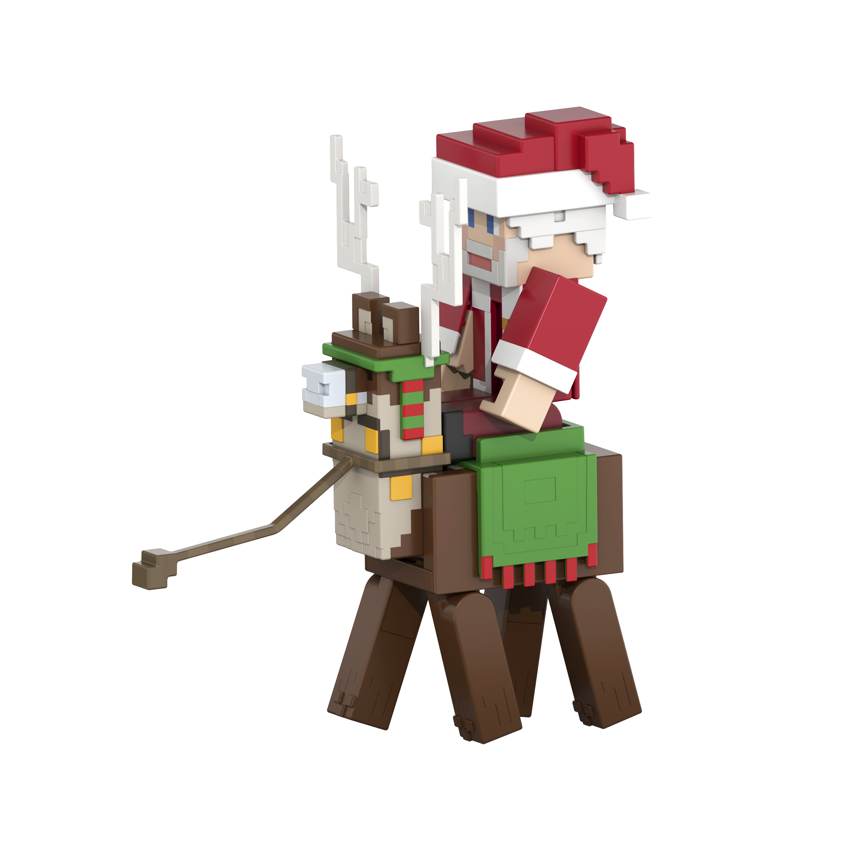 Minecraft-julekalender – julemand på et rensdyr