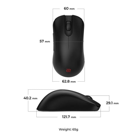 Zowie By BenQ - ZA13-DW - Wireless Mouse - Pixart 3950 - 4k polling  - Small size - Black BenQ Nordic (ZOWIE)
