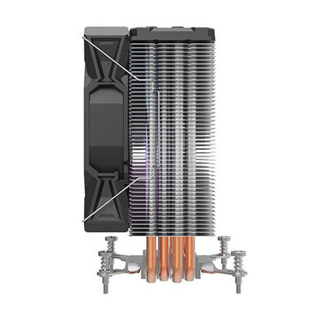 CPU Aktiv Kylning Darkflash S11 Pro ARGB (kylfläns + Fläkt 120x130) Svart
