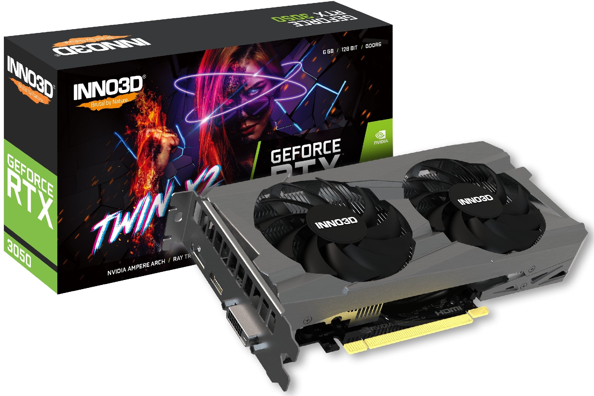 Inno3D GeForce RTX 3050 TWIN X2 6GB