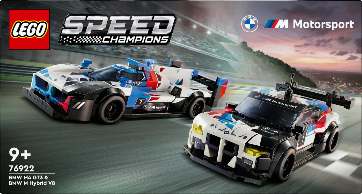 LEGO Speed Champions - BMW M4 GT3 &amp; BMW M Hyvrid V8 (76922)