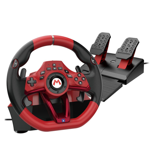 HORI - Mario Kart Racing Wheel Pro DELUXE - Red - 11 inches (28 cm) HORI