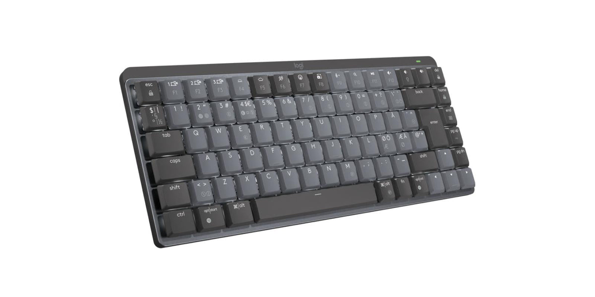 Logitech - MX Compact Mechanical Wireless Illuminated Keyboard - Nordic -  Tactile Switch Logitech