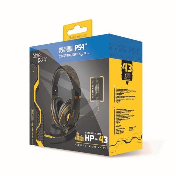 Steelplay Wired Gaming Headset HP43 (MULTI)