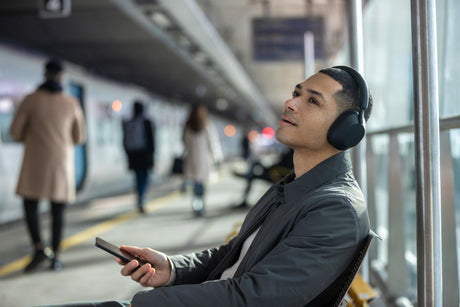 Sony WH-1000XM5 – trådløse hovedtelefoner med støjreduktion – sort – produktdetalje 5