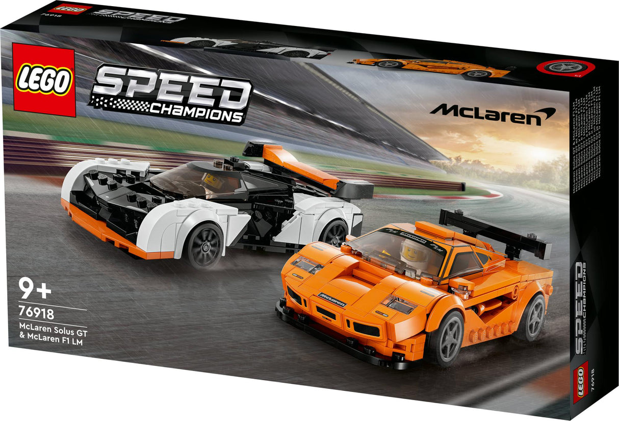 LEGO Speed Champions - McLaren Solus GT &amp; McLaren F1 LM (76918)
