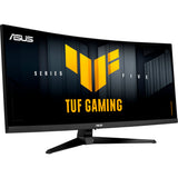 ASUS TUF Gaming VG34WQ5A – 34" ultrawide – 3440 × 1440 – 200 Hz – buet skærm set skråt forfra