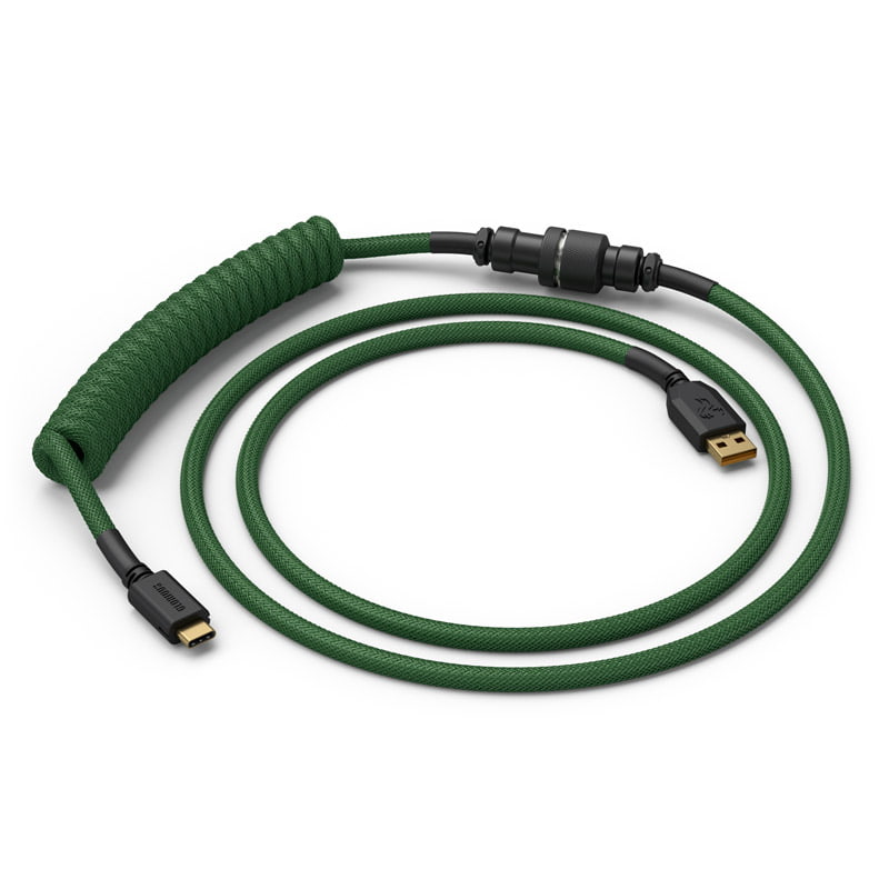 Glorious Coil Cable - Skogsgrön