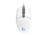 Logitech Gaming Mouse G102 LIGHTSYNC Optisk Kabling Hvid