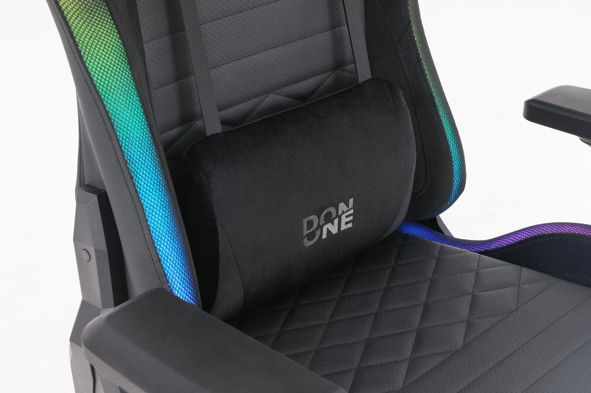 DON ONE - Valentino SUPER - RGB Gamer Stol Med Ljus