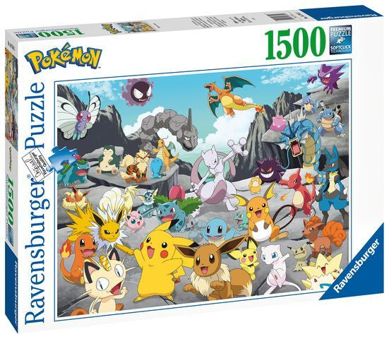 Ravensburger - Pussel 1500 Bitar - Pokémonklassiker