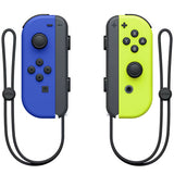 Nintendo Joy-Con par Blå/Neongul Nintendo Switch – Blå og neongul Joy-Con med remme