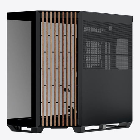 APNX V1, Midi-Tower, ATX, Tempered Glass - Wood, black Aerocool Advanced Technologies Co., LTD (APNX)