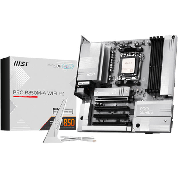 MSI PRO B850M-A WIFI PZ – AM5 bundkort