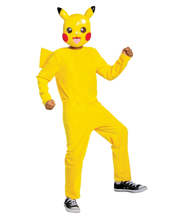 Förklädnad - Pokémon Pikachu Klassisk Kostym (128 cm)