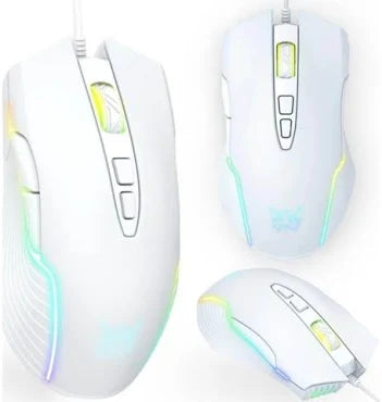 ONIKUMA CW905 Wired Gaming Mus – Hvid