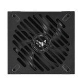 ASUS TUF Gaming 750W Gold EVO – blæser og kølegitter set ovenfra