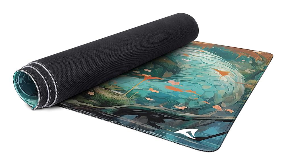 Sharkoon SKILLER SGP40 D8 Teal Multicolor 1000x500mm Water-Repellent Stitched Anti-Slip Gaming Mouse Pad Sharkoon