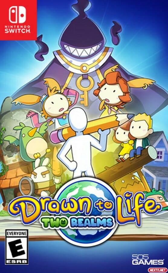 Drawn to Life: Two Realms (NL/FR) (Code in a Box) – Nintendo Switch – æske med downloadkode
