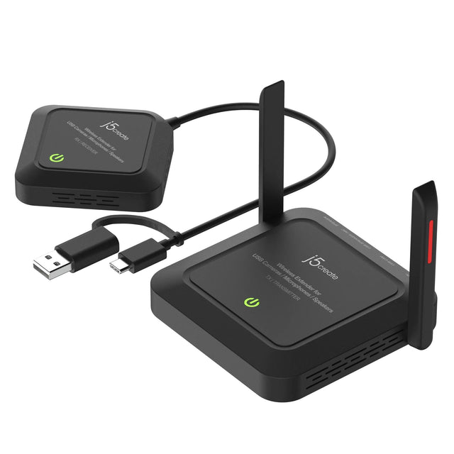J5 WIRELESS EXTENDER FOR USB CAMERAS, MICROPHONES & SPEAKERS J5