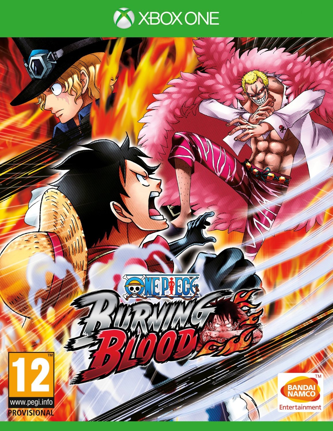 One Piece: Burning Blood – Xbox One – spilomslag
