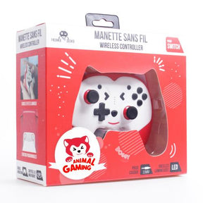 Freaks and Geeks Doggy trådløs controller til Switch – rød – produktbillede 1