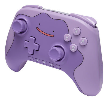 PowerA Advantage – Pokémon Ditto – Trådløs Switch 2-controller – controller skråt fra højre